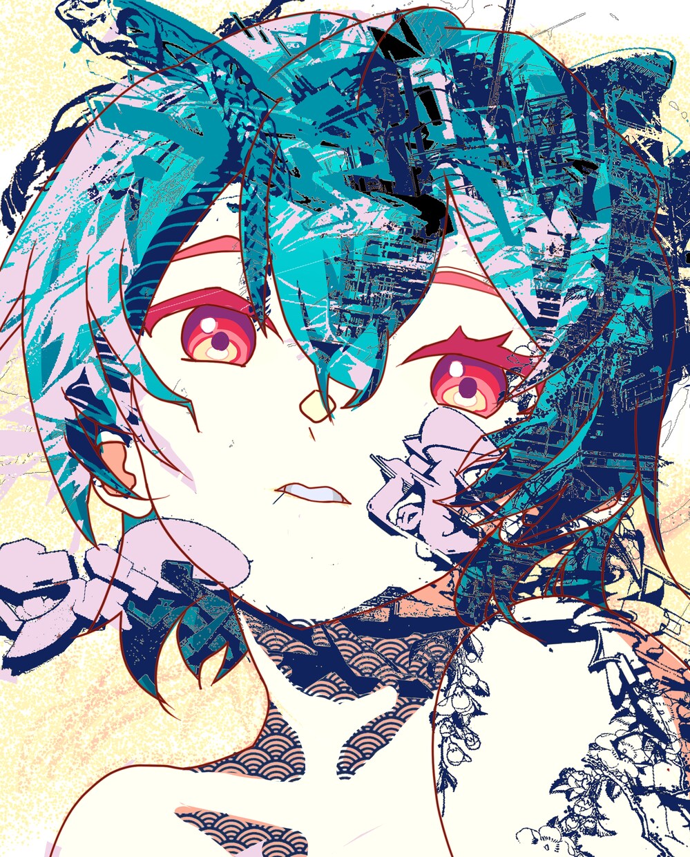 ステンシルを用いておしゃれなイラストを提供します アナログかつストリートアート感のあるデザインを提供 イメージ4