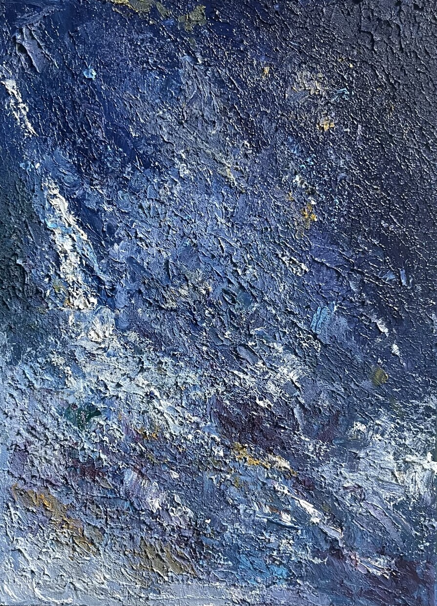 アナログ絵画の制作をします 主に抽象画・半抽象画を描きます。 イメージ1