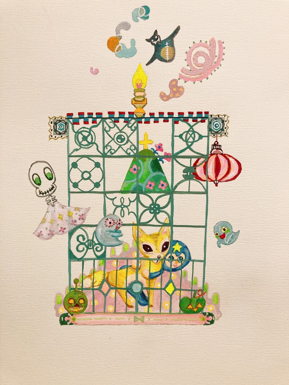 お部屋の片隅に飾れるオリジナルイラスト描きます レトロな海外の絵本のようなものが好きな方へ。 イメージ1