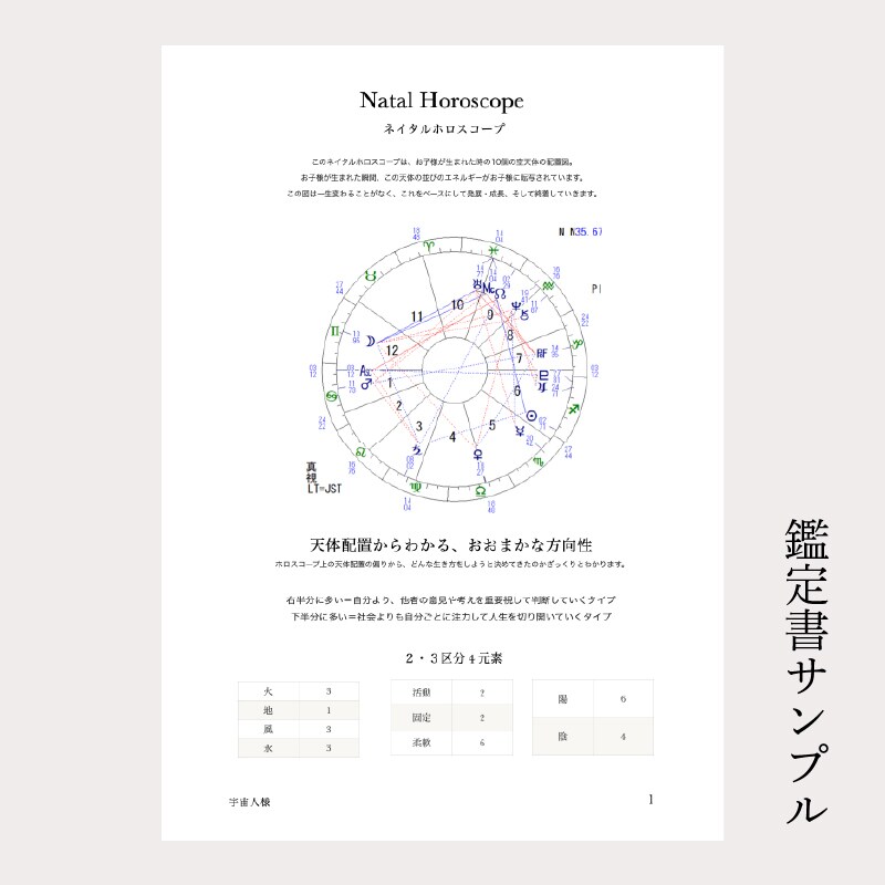 お子様のホロスコープを読みます 子供の質を知っておくと、子育ての悩みがものすごく減ります！ イメージ3