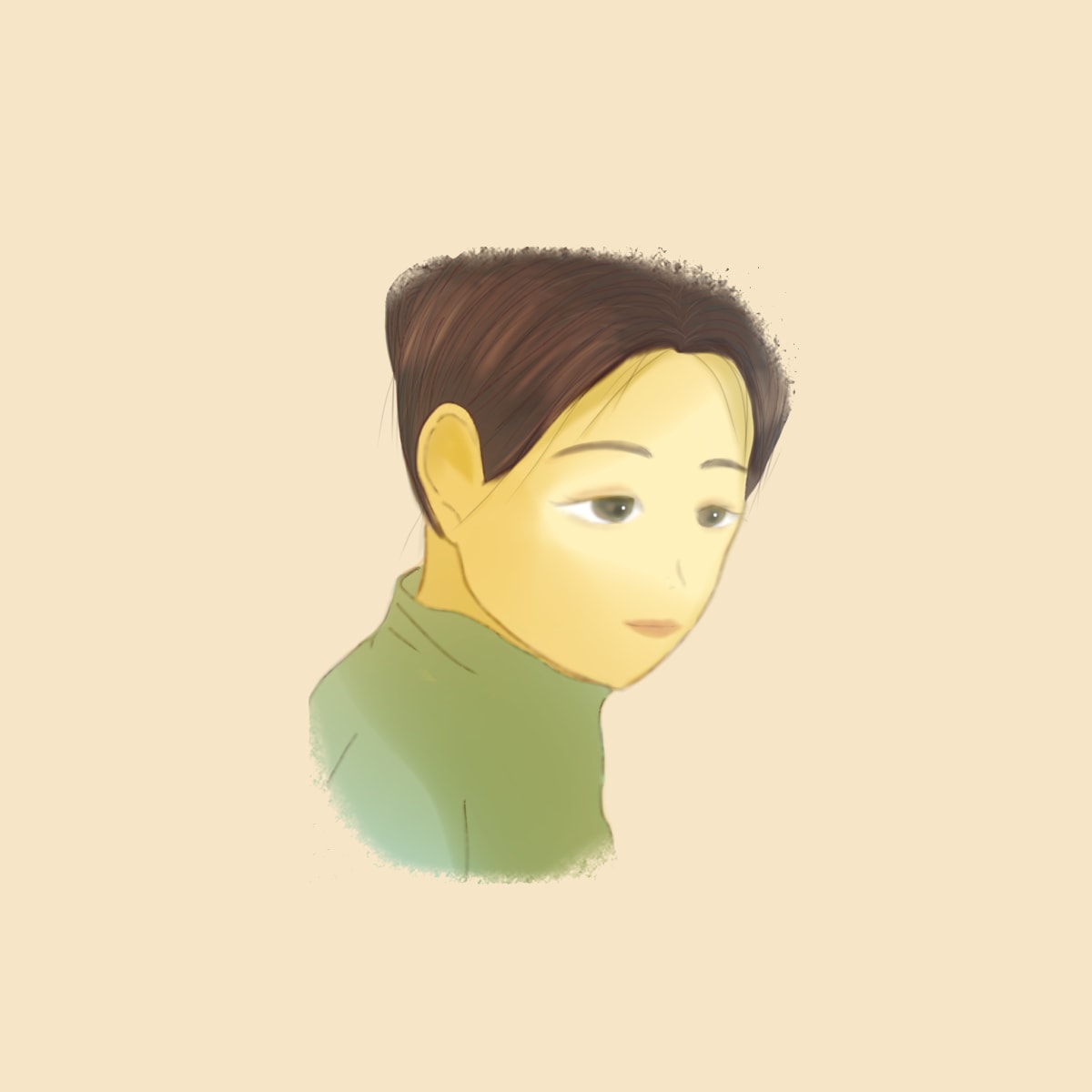 少しのデフォルメと柔らかな線で似顔絵を描きます 独自の色合いが目を惹きます。アイコンにも◎ イメージ3