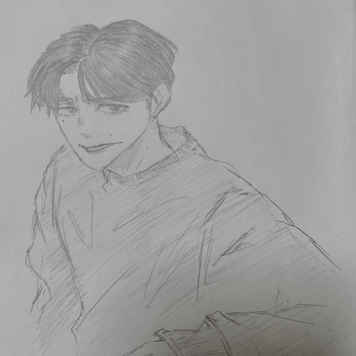 写真を温かみのあるキャラ化して鉛筆スケッチにします デフォルメした似顔絵で、可愛く温かみのあるイラストにします。 イメージ5