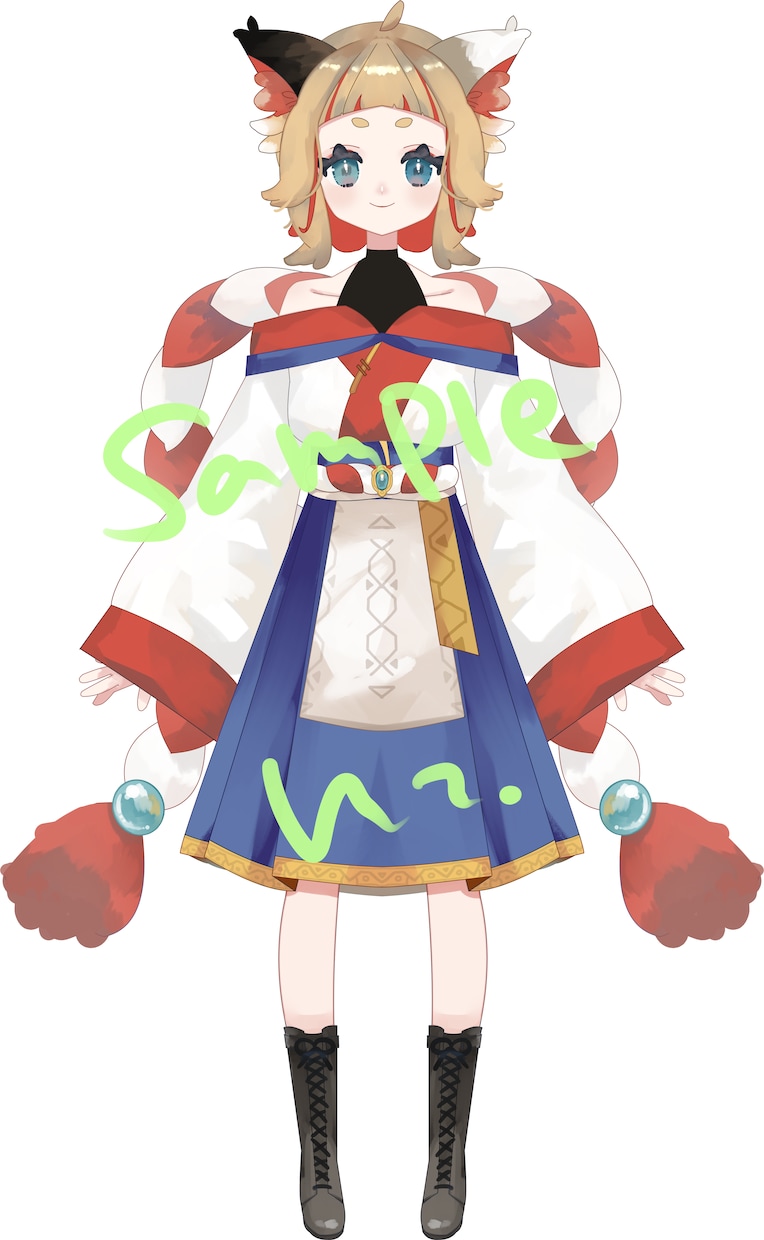 収益化OK◎LIVE2Dモデル制作します キャラデザからモデリングまでフルサポート！ イメージ6