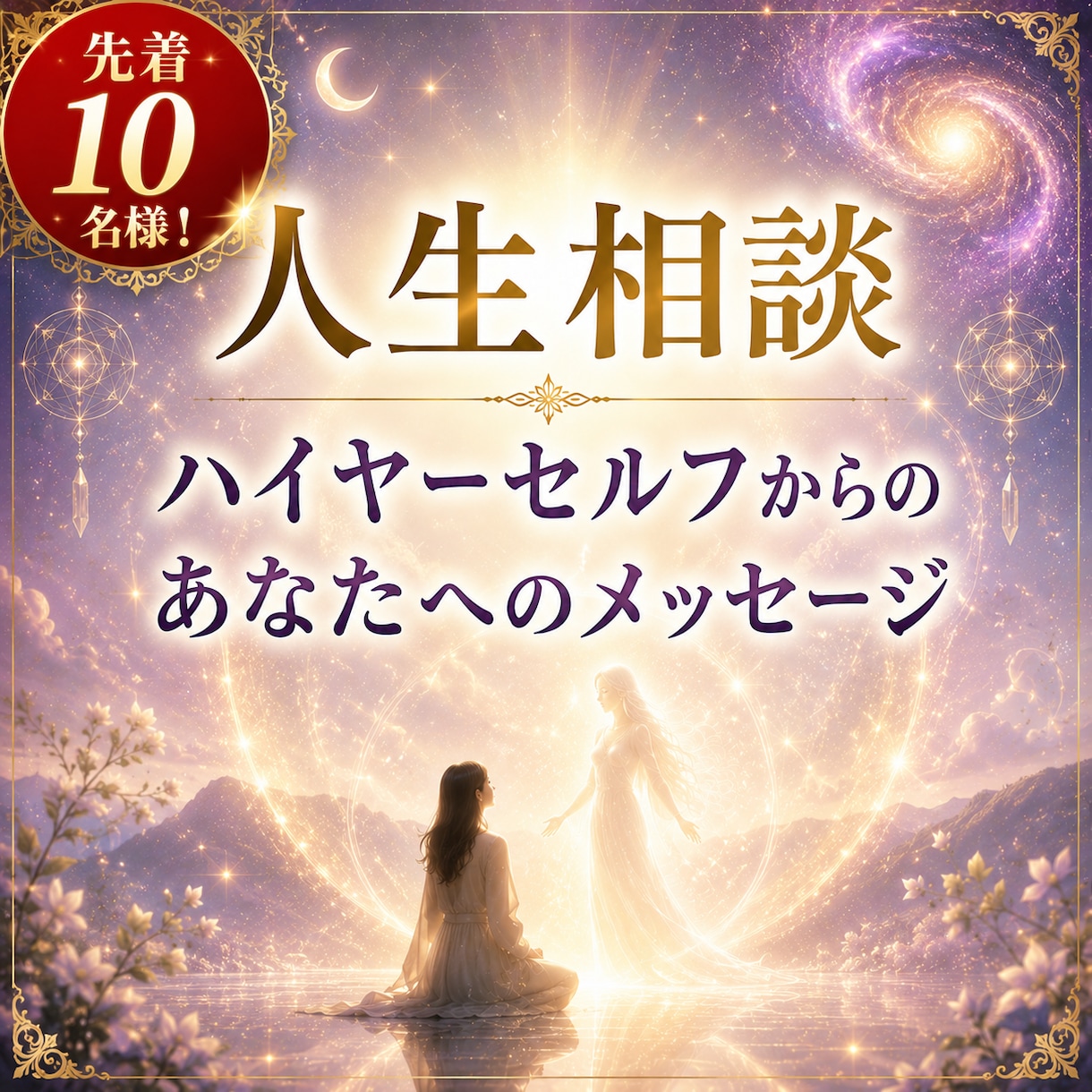 先着10名様 | ハイヤーセルフの声をお届けします 悩みの原因と、今のあなたに必要な気づきをお伝えします イメージ1