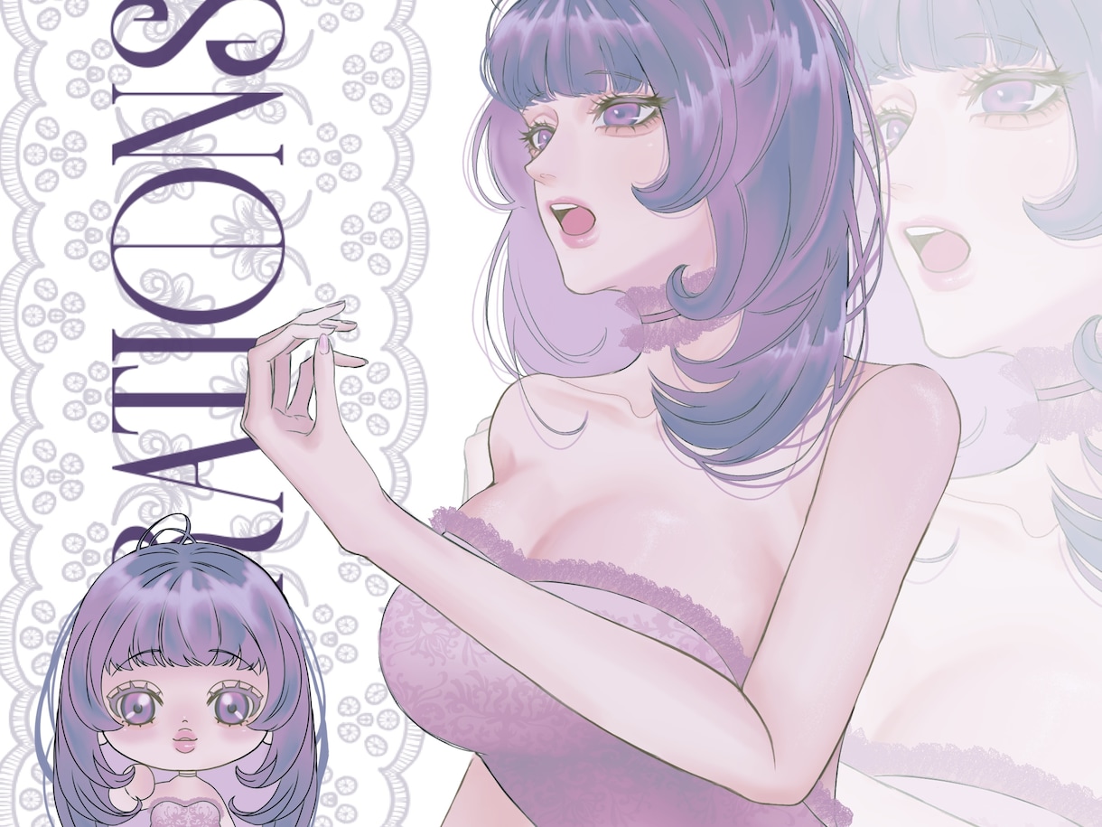 夢絵･創作キャラ・なんでも描きます 可愛いくて可憐なイラスト描きます！商用利用OK！ イメージ4