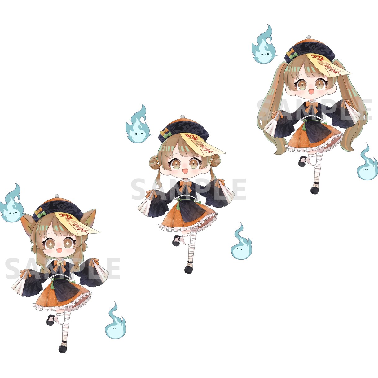 あなたの絵を可愛いSD立ち絵にします IRIAMなどの配信サイトで使用できるSDです！ イメージ2