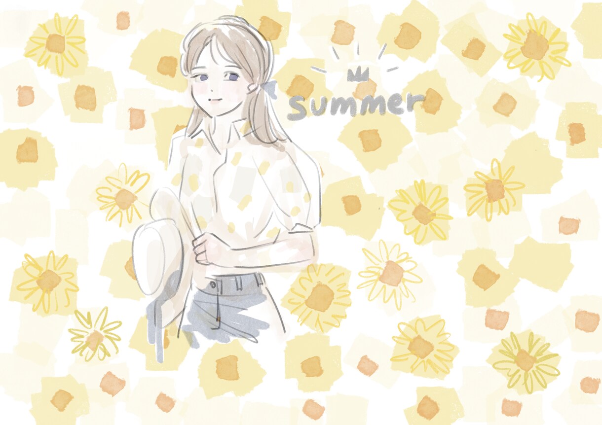 イラスト描きます おしゃれ 優しいイメージ　色々な用途に イメージ1