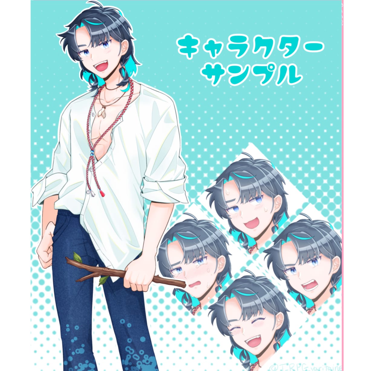 立ち絵やイラストを描きます かわいい立ち絵からかっこいい立ち絵まで！ イメージ2
