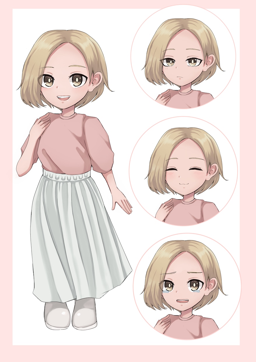 立ち絵イラスト作成します あなただけの素敵な立ち絵を提供！ イメージ1