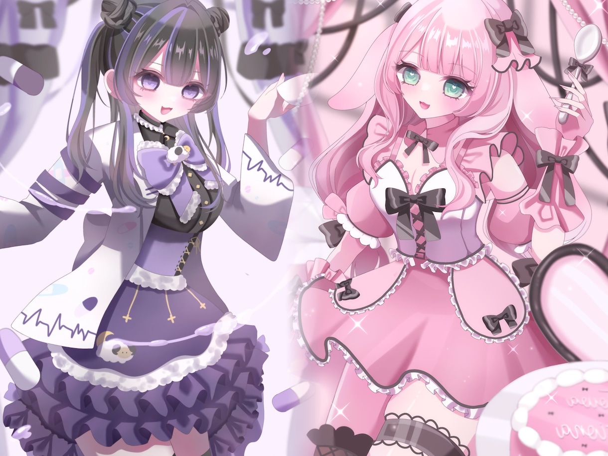 可愛いイラスト制作いたします ゆるふわ系の可愛らしいイラストを制作します！ イメージ1