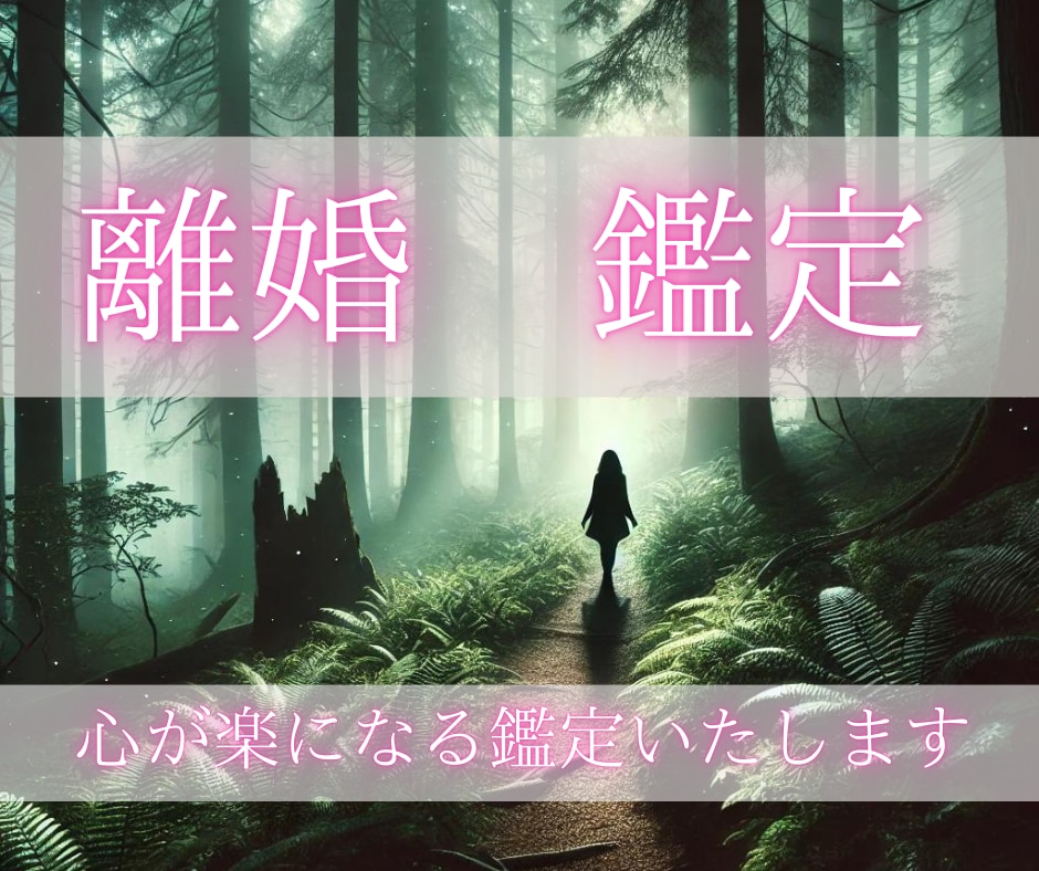 離婚に悩むあなたへ★あなたの心が楽になる占いします 一人で悩むのはやめにしませんか★解決への未来お伝えします イメージ1