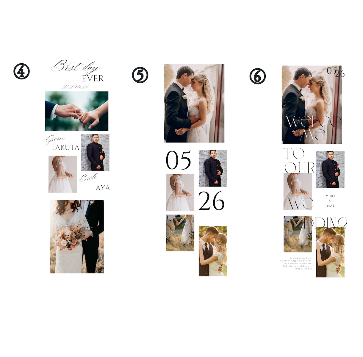 結婚式に♡ウェルカムタペストリー作成します ～送料込！追加料金なし✨印刷してお届けいたします♪～ イメージ3