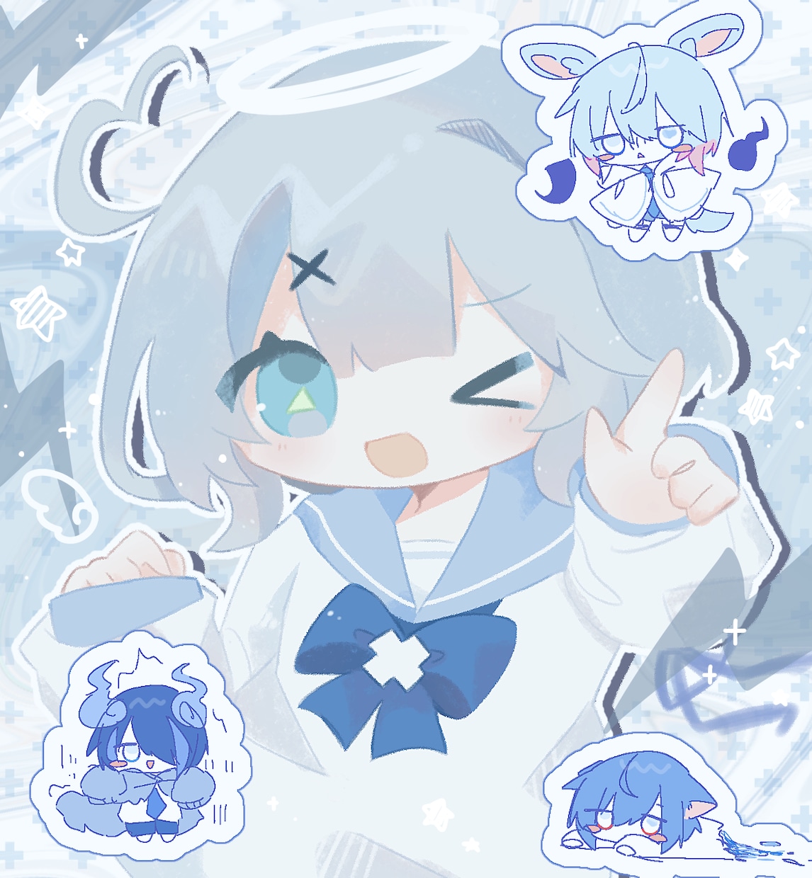 かわいいイラスト・動画・MVなどなど描きます ふわふわしたイラストを描きます！ イメージ2