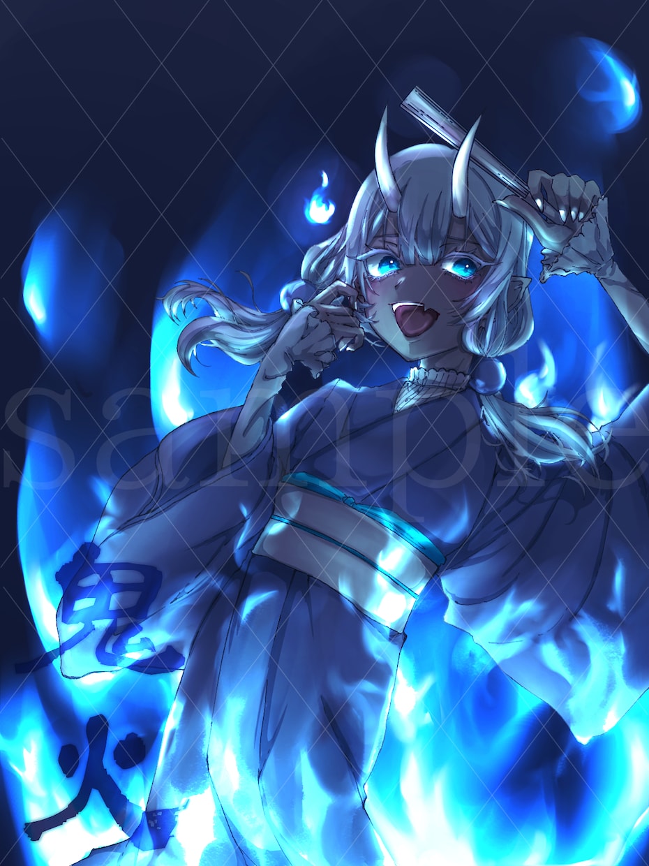4月までの特別価格☆目を惹く美麗イラスト作成します ハイコントラストで思わず目を奪われるイラスト、ご提供します。 イメージ2