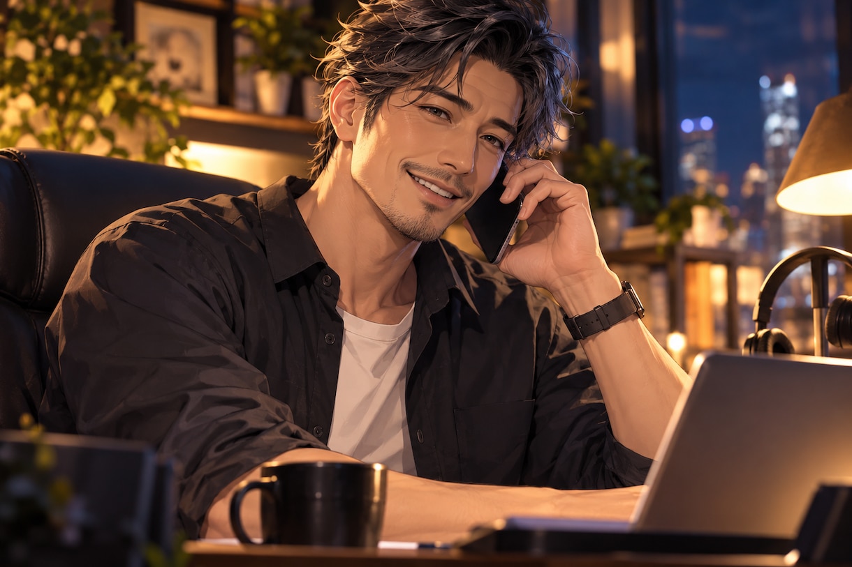 誰かと話したい時にお話し相手になります 落ち着く声であなたの気持ちに寄り添います。相談も大歓迎です！ イメージ1