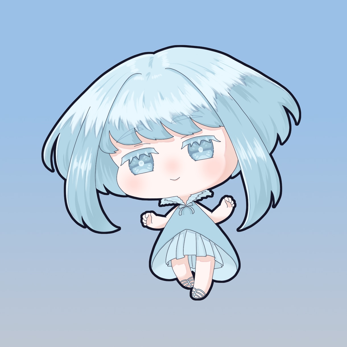 もちもち♪かわいいミニキャラ描きます 商用利用可！配信・SNSアイコン・アクキーなどのグッズ化に！ イメージ8