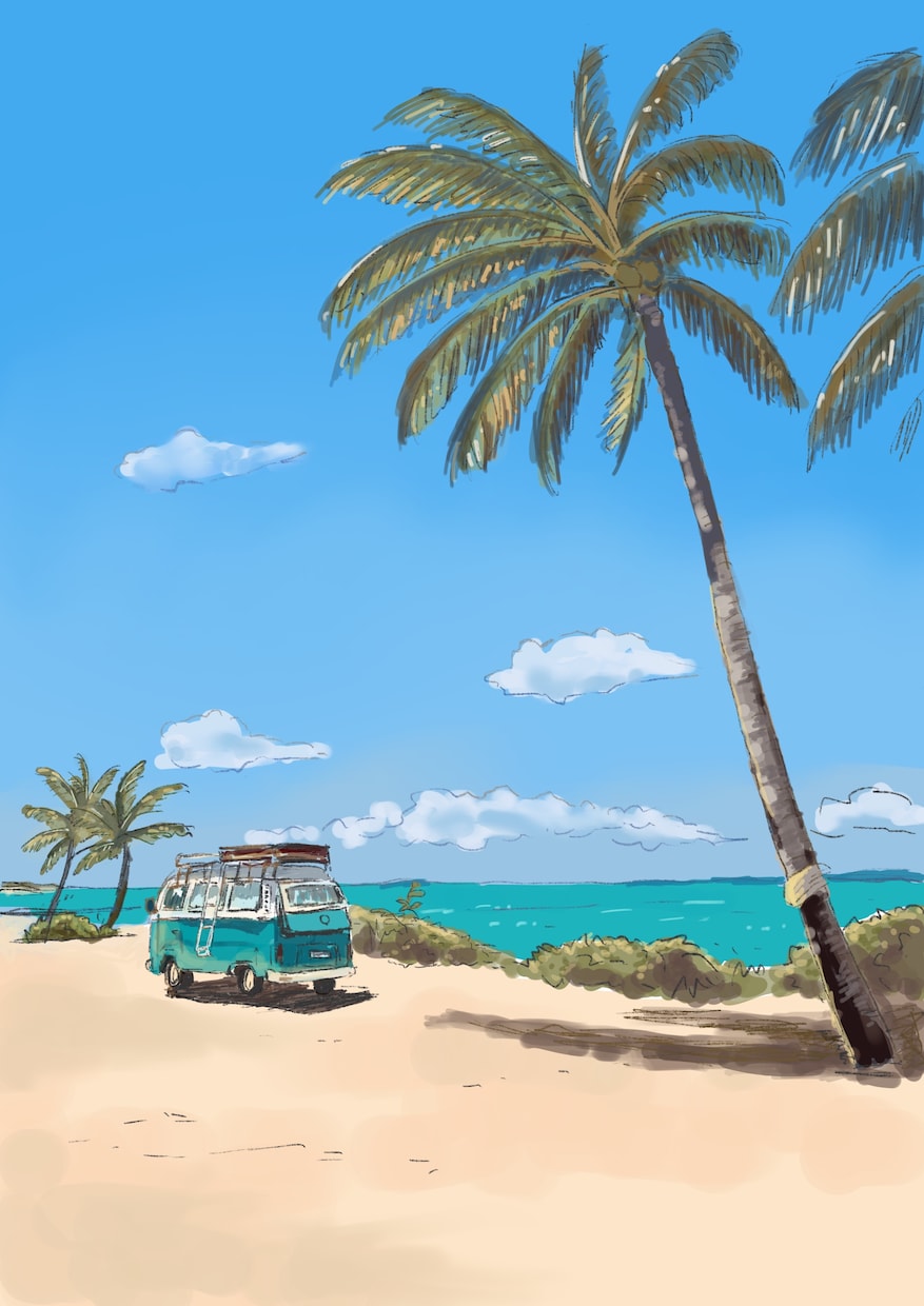 背景、景色イラスト作成致します パンフレットなどの挿絵や資料作りに イメージ1