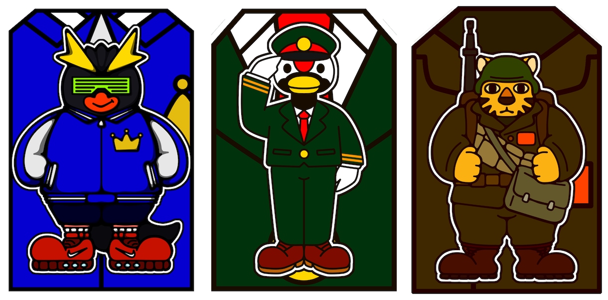 どうぶつのキャラクター作ります ゆるかっこいい！ブログやアイコンにどうぞ イメージ10