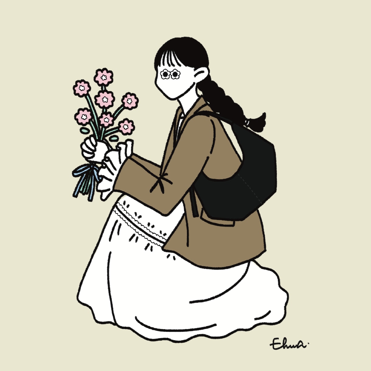 人と被らないイラストをお描きます SNS・ギフト・ウェルカムボードなどに イメージ6