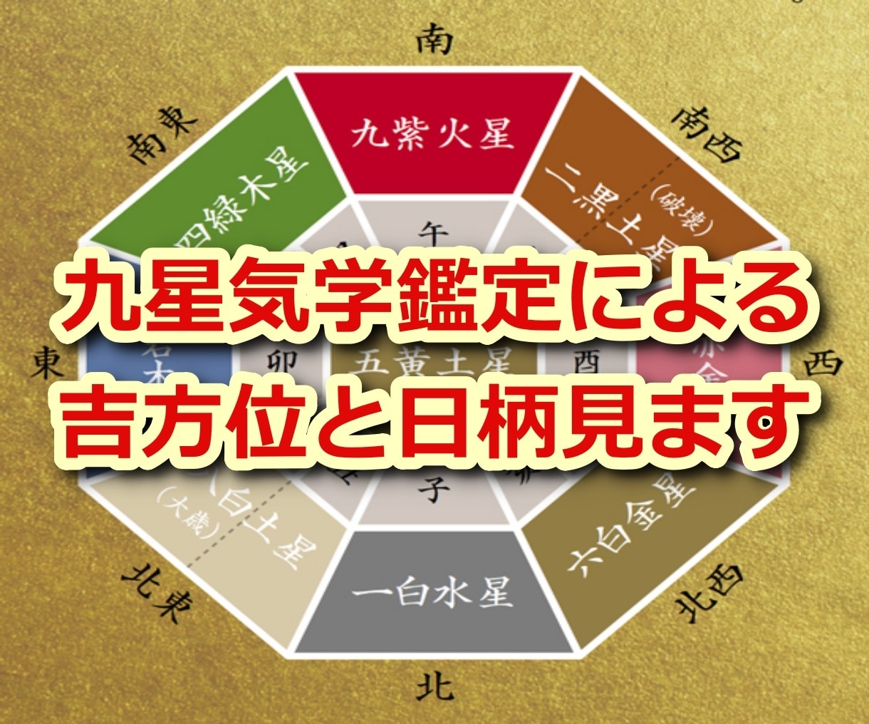開運する！九星気学鑑定による吉方位と日柄見ます ■一級建築士による引越・着工・開業日・旅行先などのアドバイス イメージ1
