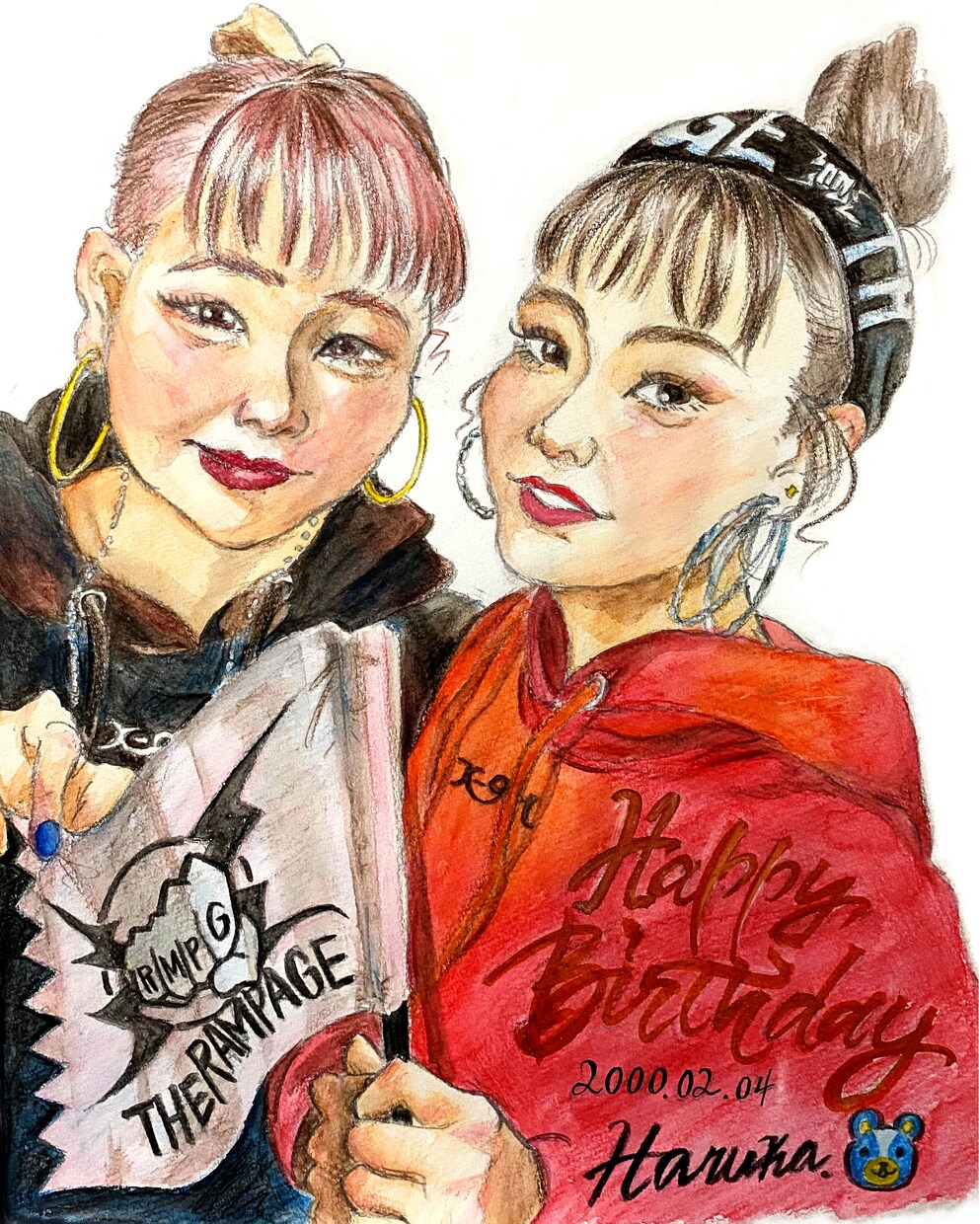 大募集！お試し価格で大人可愛い似顔絵描きます はじめての方のために。上質な水彩色鉛筆タッチをお試し価格で イメージ5
