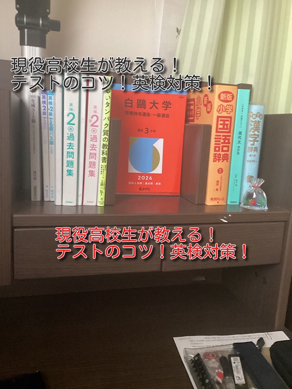 ネイティブと英検2級の高2が翻訳や悩みを聞きます プロより身近な先輩に相談！英検対策やテストのコツ教えます。 イメージ1