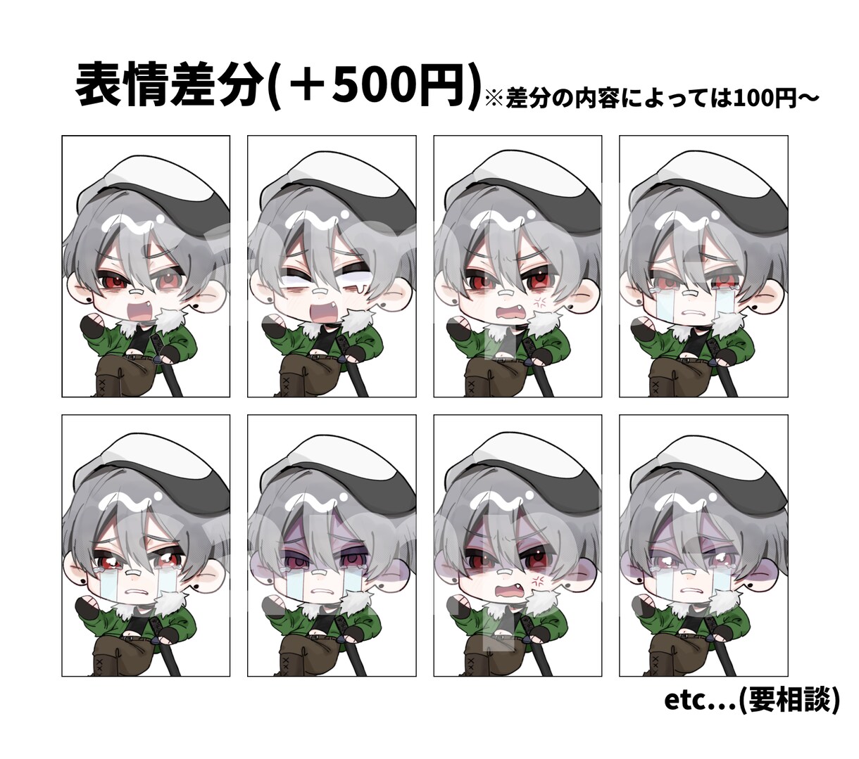 SD･ミニキャライラスト描きます アイドルさん、配信者さんにも！ イメージ3