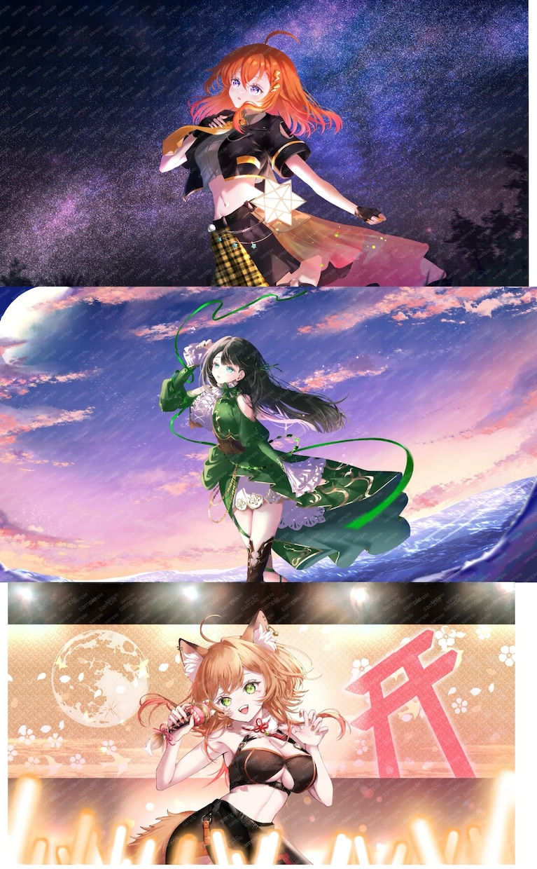 平均10日納品！キャラメイン一枚絵、立ち絵描きます 企業実績有、躍動感のある魅力的なイラストが得意です！ イメージ6