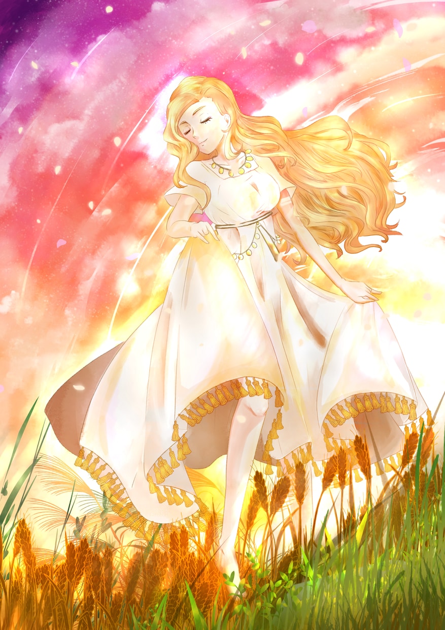 まるで宗教画のような特殊なイラスト描きます 推しやオリジナルキャラクターへの愛を、信仰に イメージ2