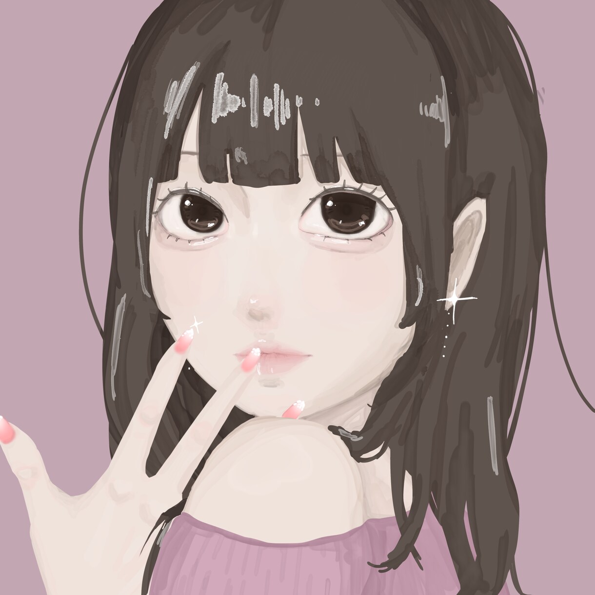 商用可☆厚塗りが可愛いアイコンを制作します ☆世界に一つだけのアイコンをお作りいたします☆ イメージ2