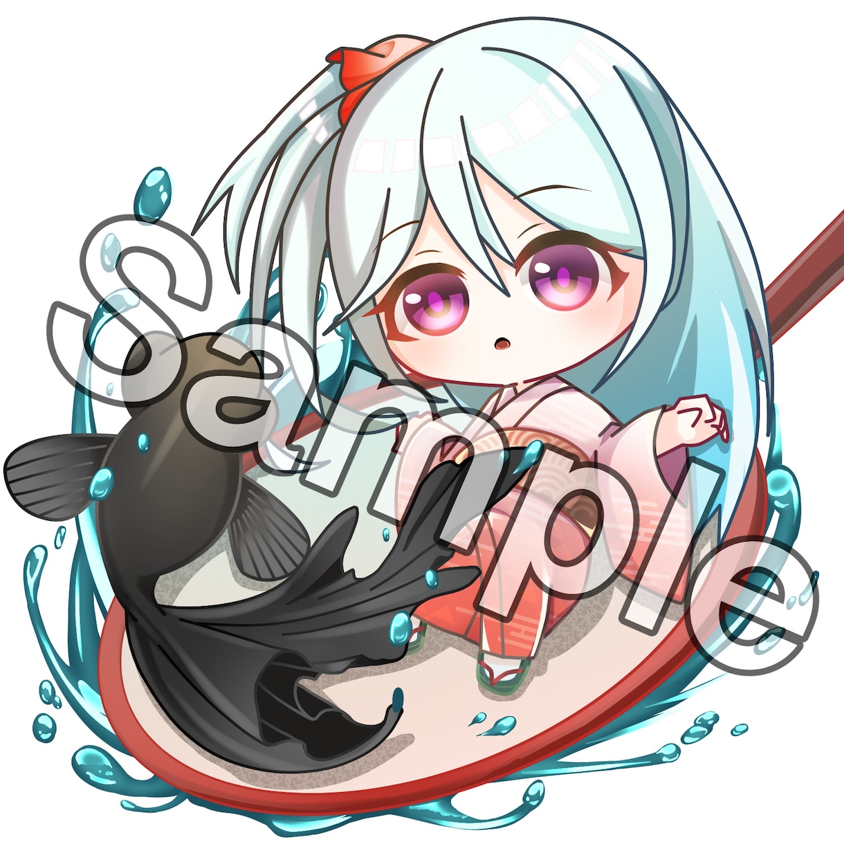 可愛いSDキャラやアイコンを作成します あなたの世界観をギュッと詰め込んだちびキャラアイコン イメージ1
