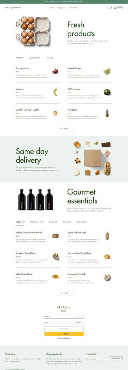 Shopifyで飲食店をデリバリーサイトにします ■複数店舗も一括管理、店舗毎の細かい設定可、テイクアウトも可 イメージ4