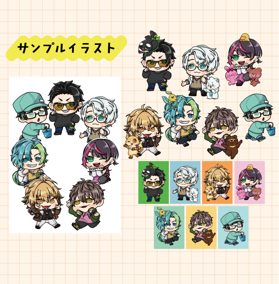 ゆるっとかわいいデフォルメイラスト描きます SNS/アイコンやヘッダー/動画・配信のカットイラストなど イメージ8