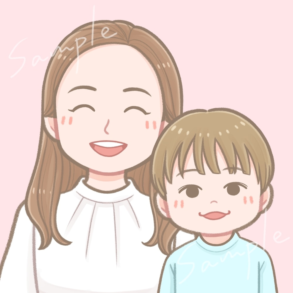 特定されにくいゆるゆるな似顔絵描きます ゆるくてシンプル！柔らかい雰囲気に◎アイコン、ブログなどに！ イメージ8