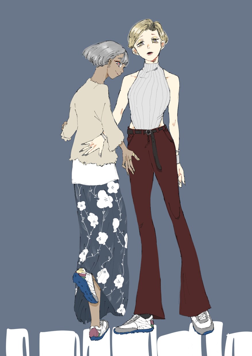 オシャレアイコン、個性なイラスト描きます 個性を生かしたイラスト好き女が描く絵、どうですか？ イメージ7