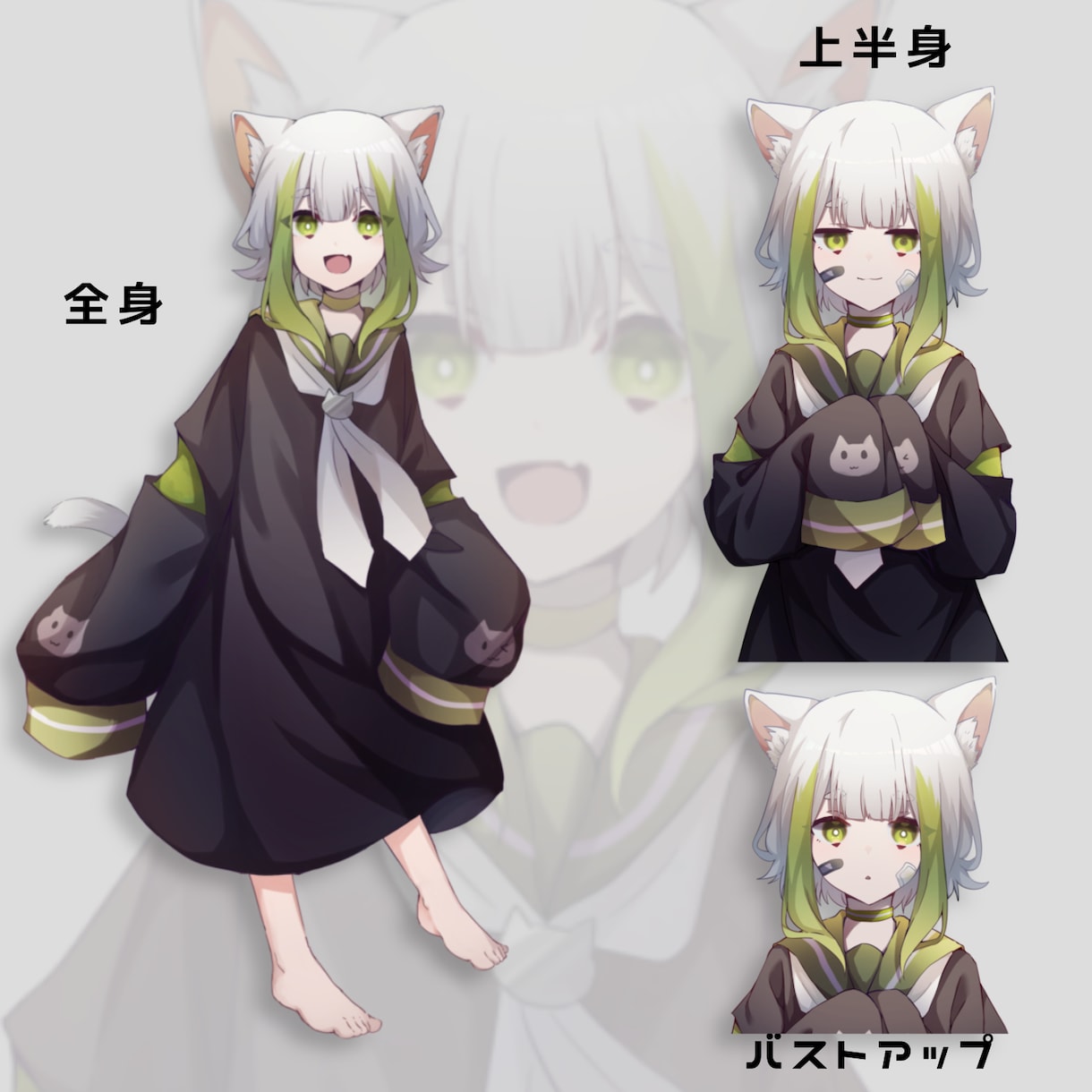 キャラクターデザイン・立ち絵描きます TRPGや配信用のキャラデザ、イラストまで対応しております イメージ2
