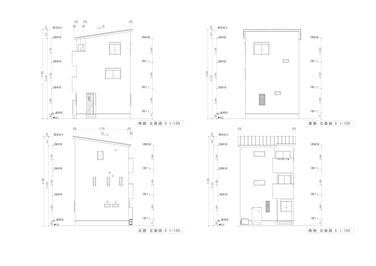 CADで木造建築図面のトレースや作図をいたします お時間が無い方や書き方がわからない方のサポートをします イメージ6
