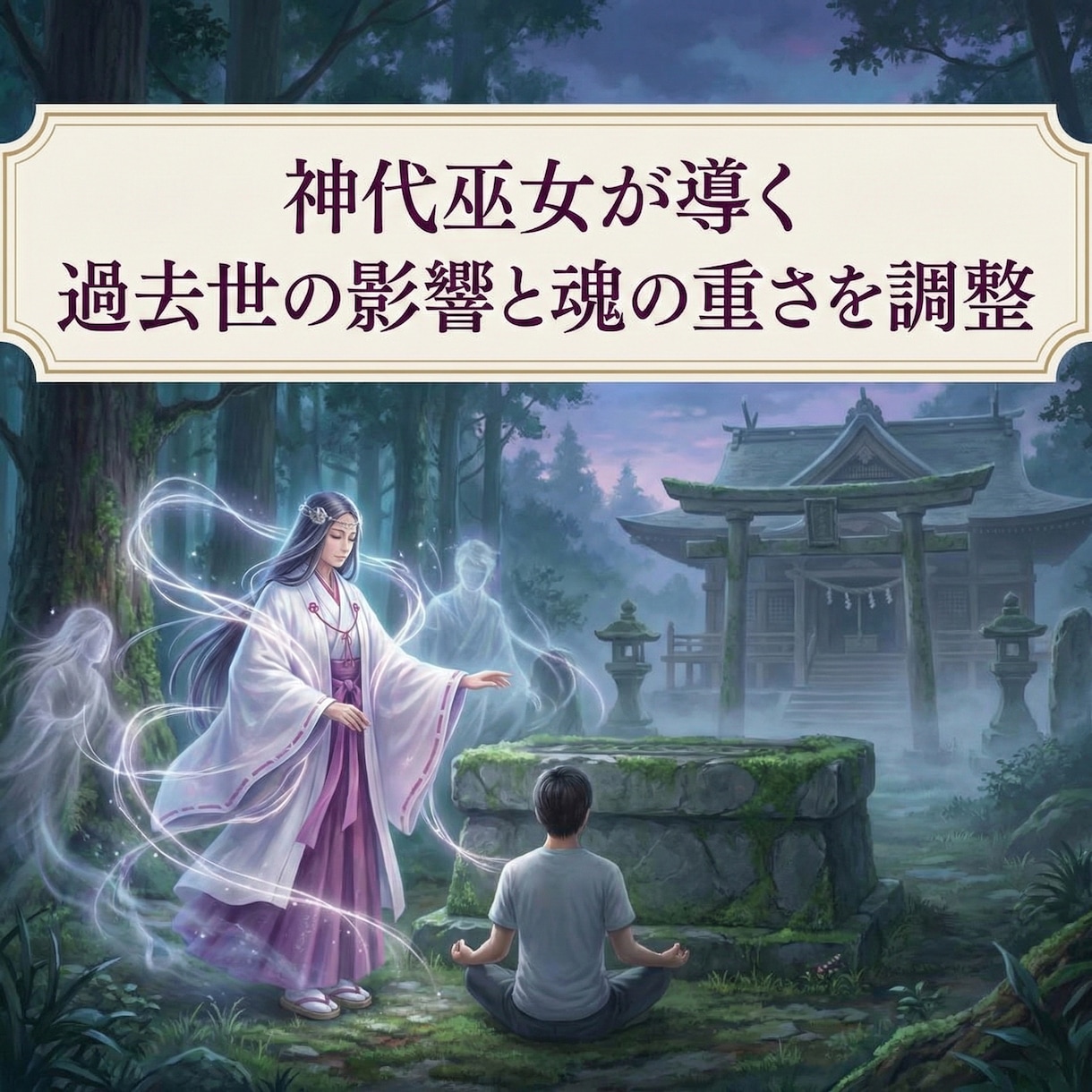 神代巫女の祈りで恋愛の流れを整えご縁を結びます 恋に向かう意識を整え自然なご縁が巡る状態へ導きます イメージ10