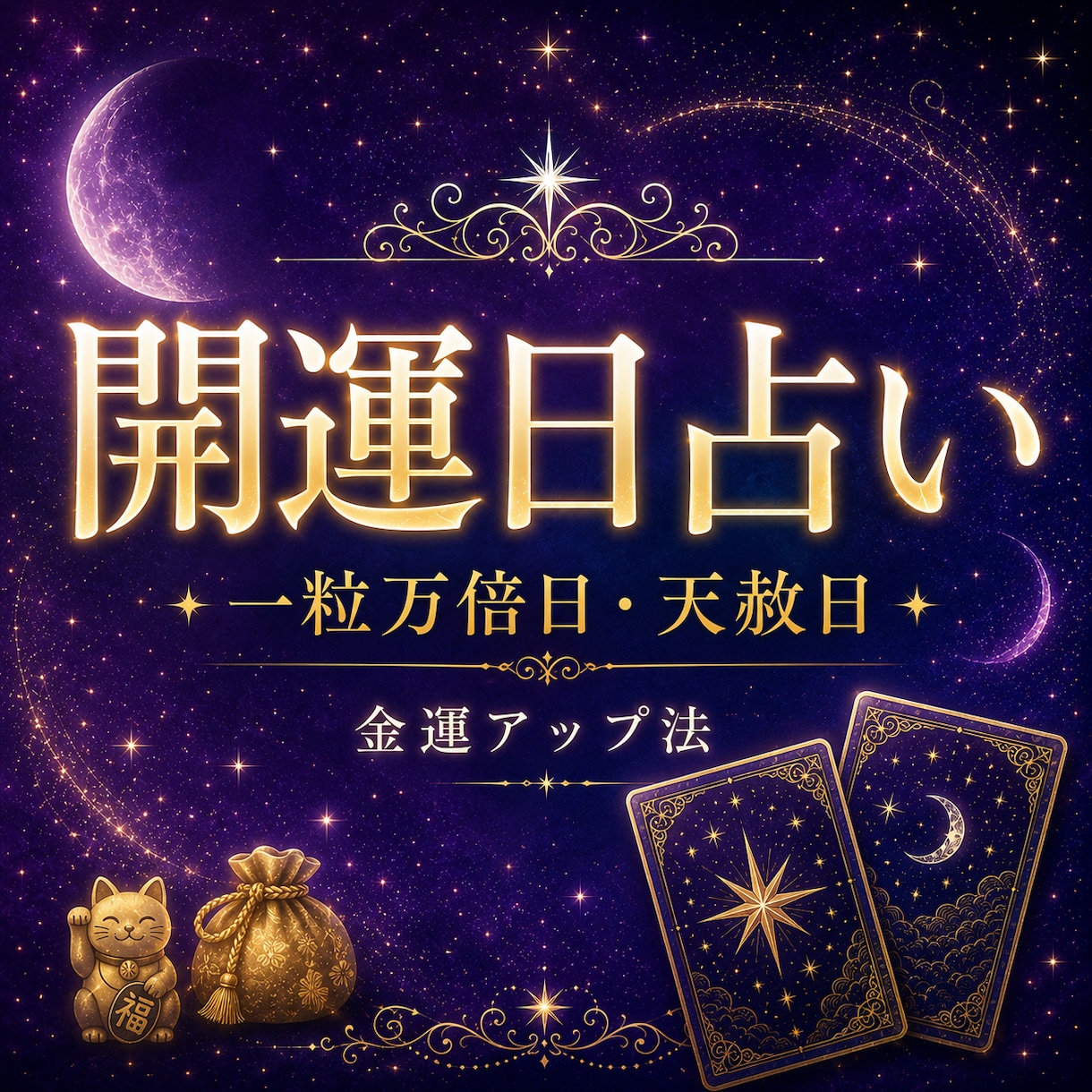 2026下半期★開運日占い金運アップ法を鑑定します 一粒万倍日・天赦日にあなただけの開運アクションをお届けします イメージ1