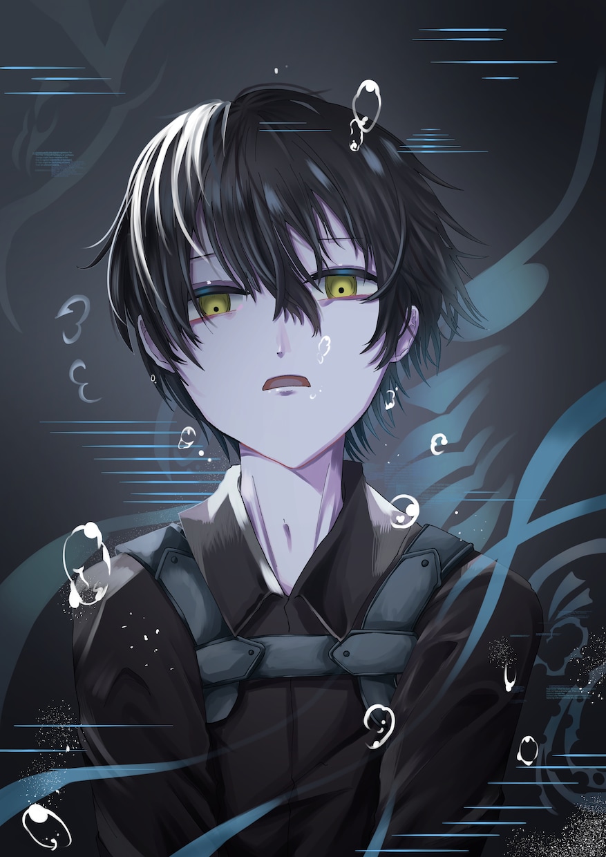 MVやサムネに使えるイラストご提供致します ダークな世界観や細かい表現が得意! イメージ6