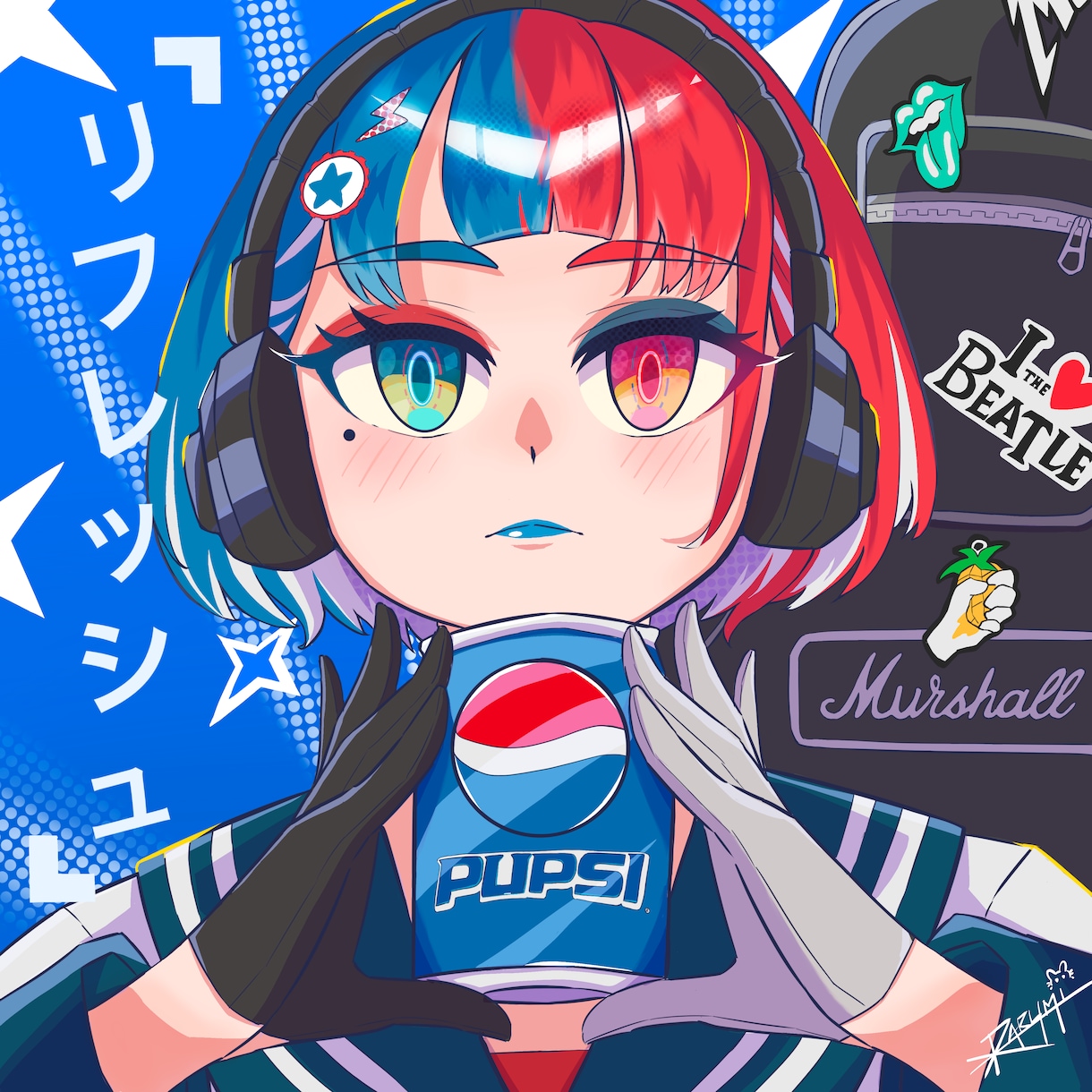 可愛い❤ カッコいい✧ 目を惹くイラスト描きます オリジナル・二次創作・キャラクターデザイン! ENG OK! イメージ1
