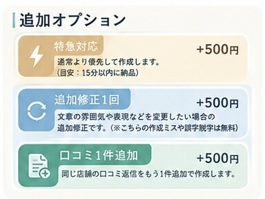 お店の口コミ返信文を丁寧な文章で作成します 丁寧な返信でお店の印象アップ！ イメージ6