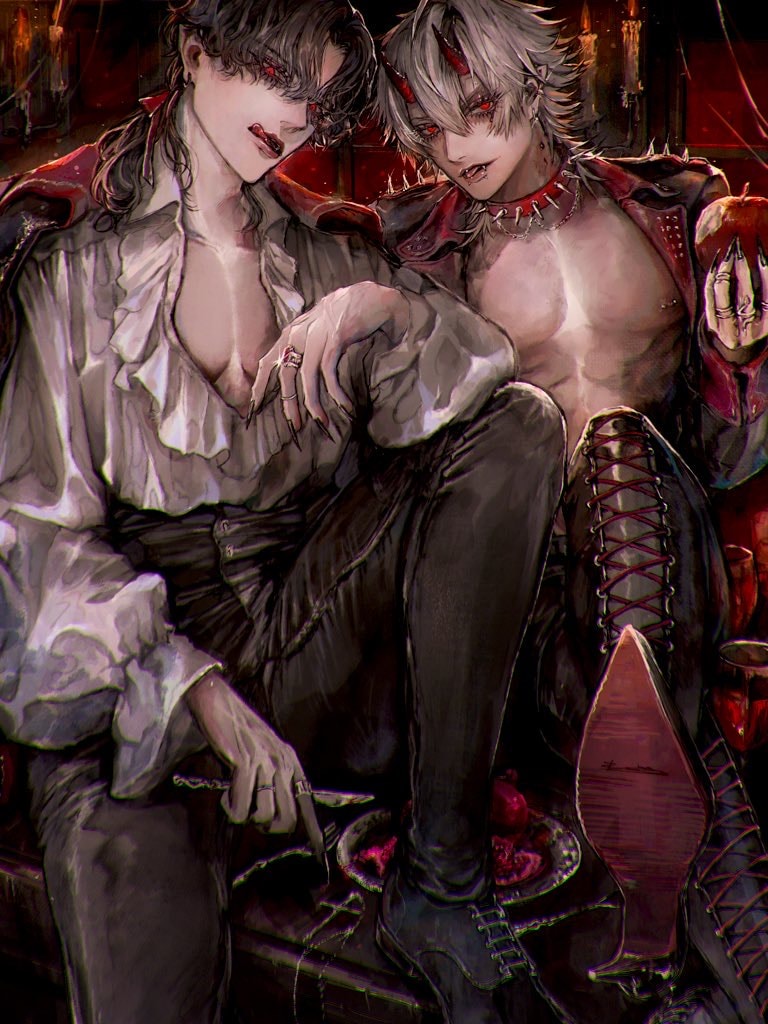 お耽美なイラスト描きます 被らない独特な美しいイラストが欲しいあなたにおすすめ イメージ3