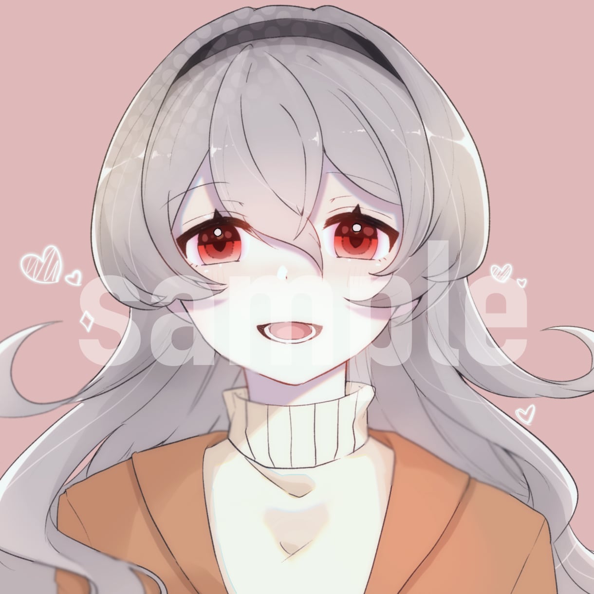 綺麗で可愛いSNS用アイコン作成します ポップで可愛いイラストを描きます！ イメージ1