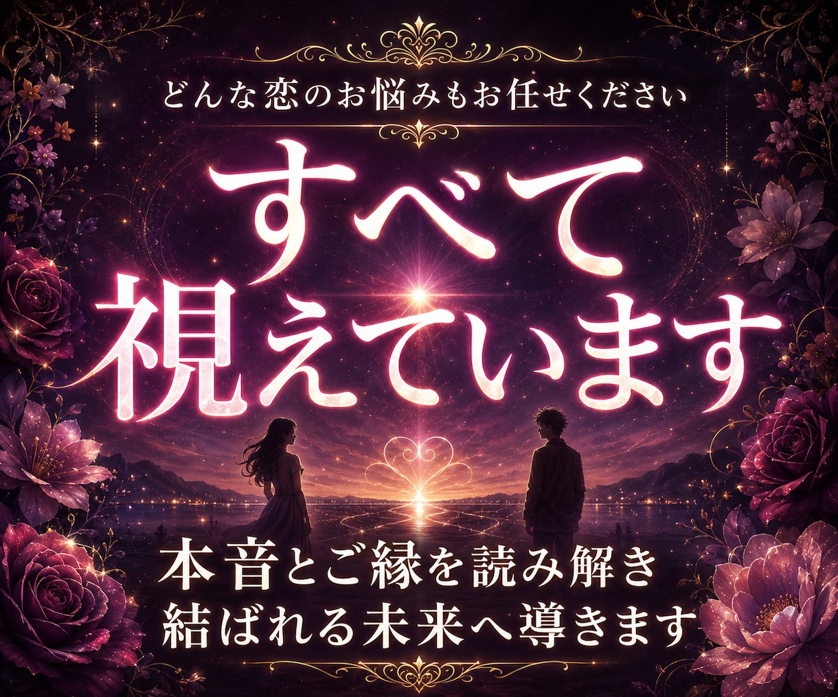 恋愛霊視｜何度占っても答えが出ない恋の真実を視ます 恋愛成就・片思い・復縁・複雑恋愛・既婚者・本音・未来・相性 イメージ10