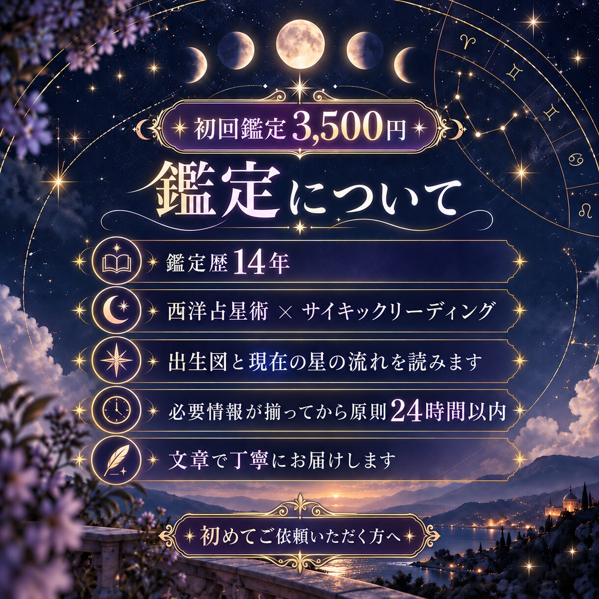 今のあなたとこれからの流れを星から読み解きます 出生図と現在の星から人生の流れを丁寧に読みます イメージ3