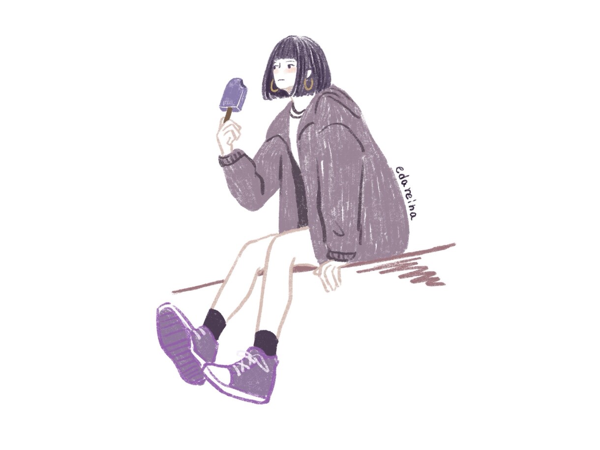 おしゃれでシンプルなSNS用アイコンを描きます 柔らかい雰囲気のイラストを描きます。アイコン・挿絵などに。 イメージ4