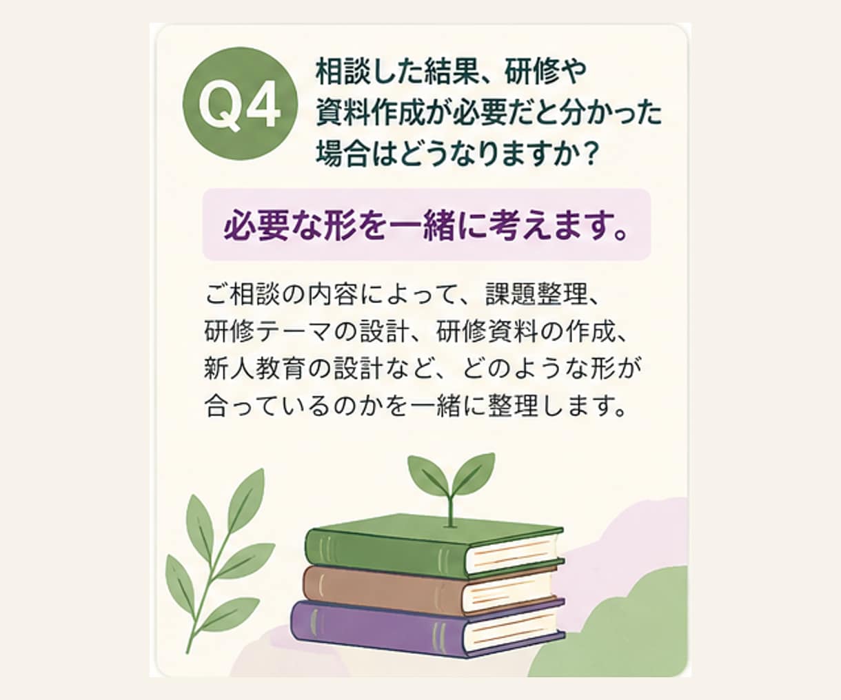 介護・福祉現場の、どうしたらいい？を共に整理します 現場の悩みを一緒に整理し、次の一歩を考えます イメージ5