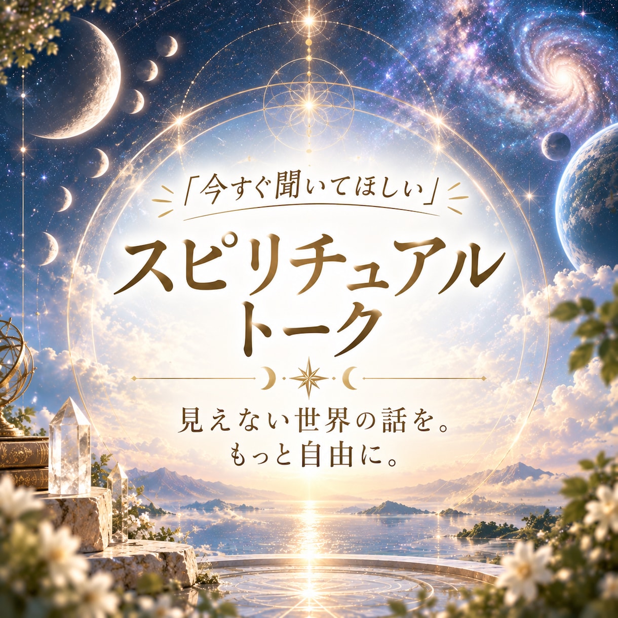 スピリチュアルなお話をお聞きします スピリチュアルな想いを安心して語れる特別な時間 イメージ1