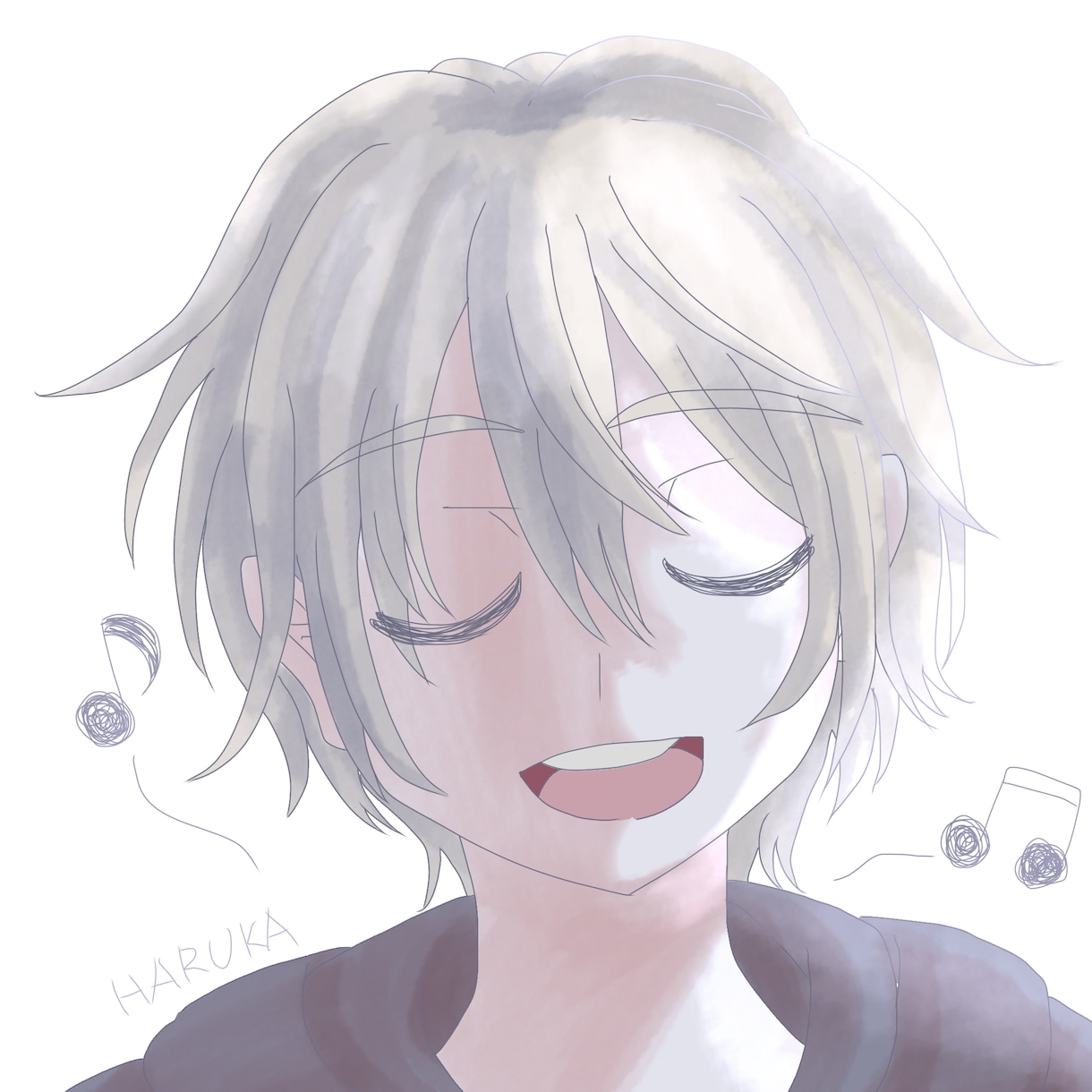 最短即日|儚い水彩風SNSアイコン描きます 早くて可愛い女の子イラスト描きます！ イメージ3